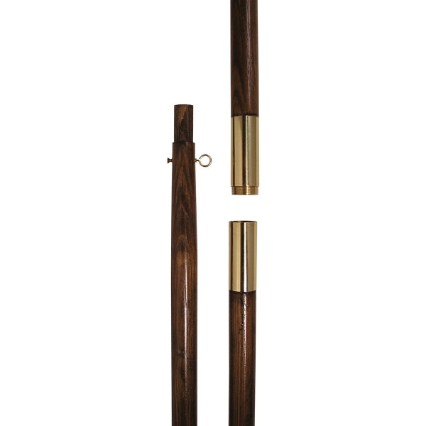 7' x 1.25" Oak Hardwood Pole