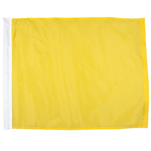Caution Polyester Auto Racing Flags W/ Pole Sleeve