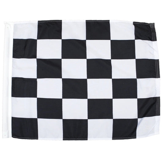 End Of Race Polyester Auto Racing Flags W/ Pole Sleeve
