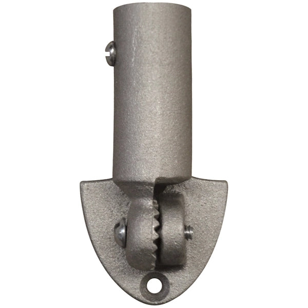 Silver Cast Aluminum Adjustable Bracket-up to 5/8"