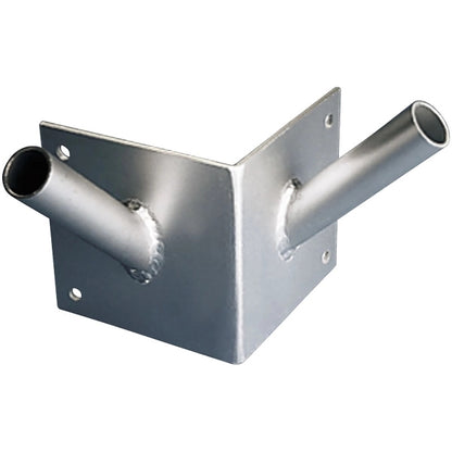 10' Double Corner Set Wall Mounted Flagpole with Bracket