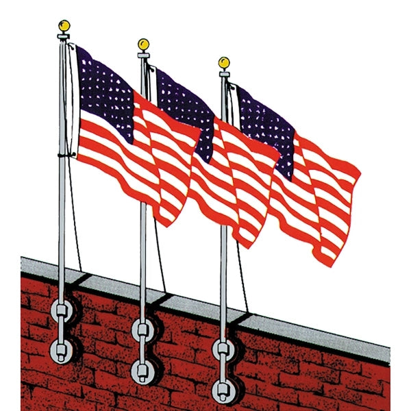 Vertical Wall Set W/ Bracket & 6' Pole