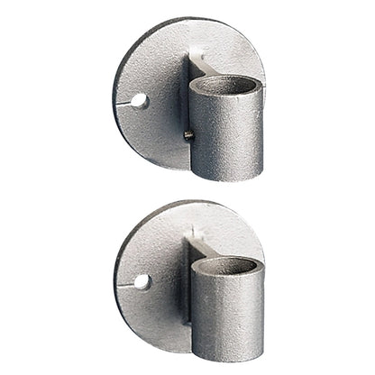 12' Vertical Wall Mounted Flagpole Set with Brackets