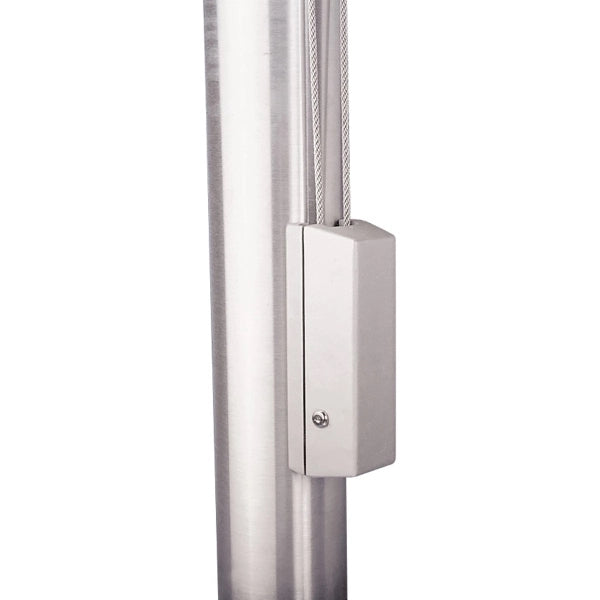 Silver Cleat Cover Box for 3-3.5" Diameter Pole