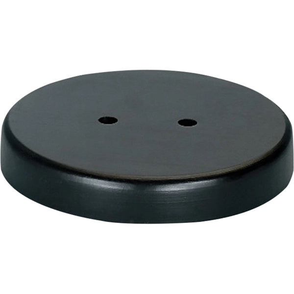 2 Hole Black Wood Flag Base