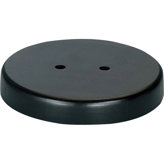2 Hole Black Wood Flag Base