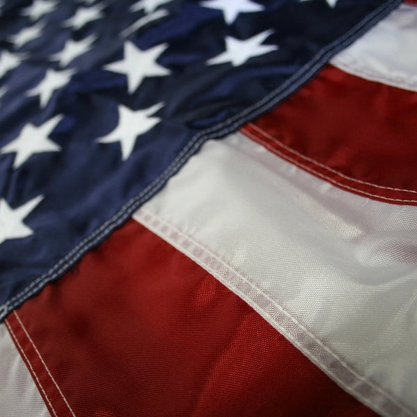 4' x 6' U.S. Outdoor Nylon Flag with Pole Sleeve