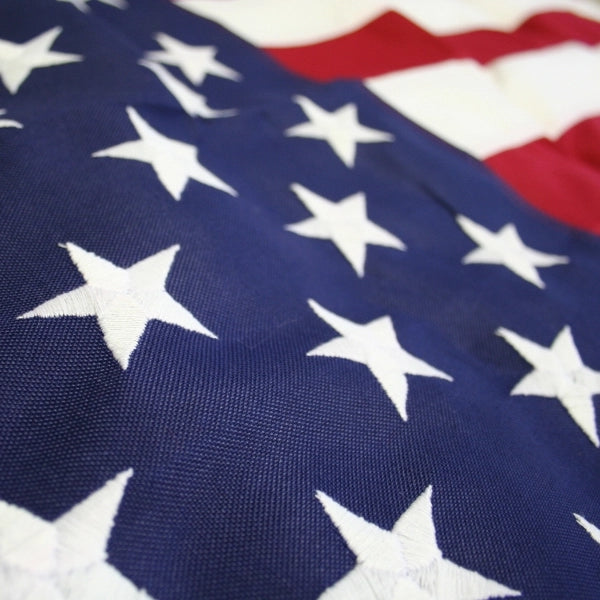 3' x 5' 2-ply Polyester U.S. Flag with Heading and Grommets