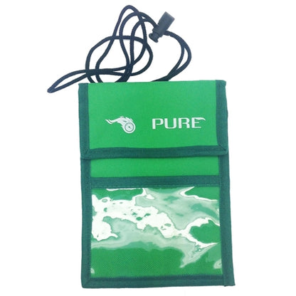 Neck Wallet w/ Flap Top, Adjustable Rope and Pen Holder
