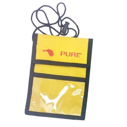 Neck Wallet w/ Flap Top, Adjustable Rope and Pen Holder