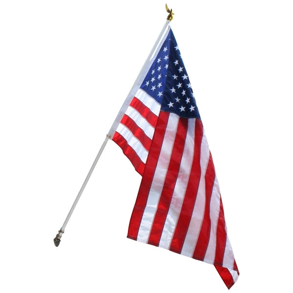 6' Deluxe U.S. Set - White Aluminum