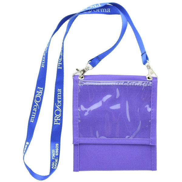 Front Flap Neck Wallet With Six Pocket