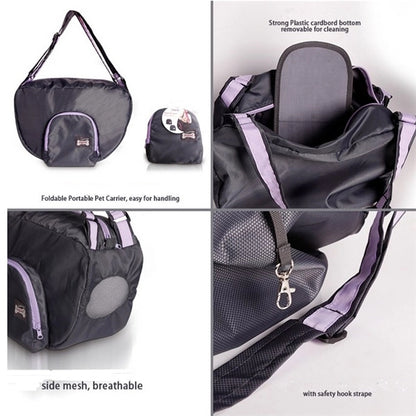 Folding Pet Backpack Dog Carrier Travel Bag