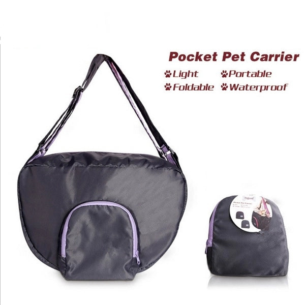Folding Pet Backpack Dog Carrier Travel Bag