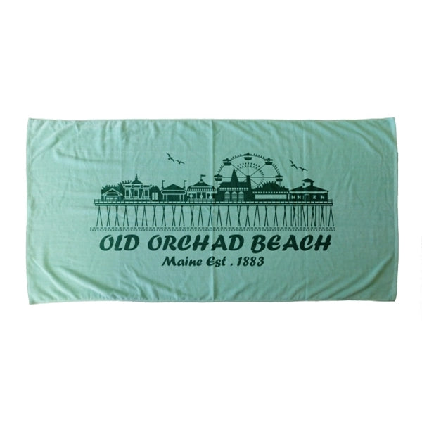 Mint 34x70 Terry Velour Beach Towels.