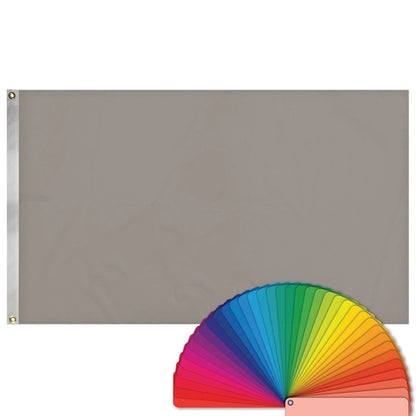 6' x 10' Solid Color Flags with Heading & Grommets