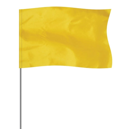 Yellow 5" x 8" Marker Flag on a 36" Wire