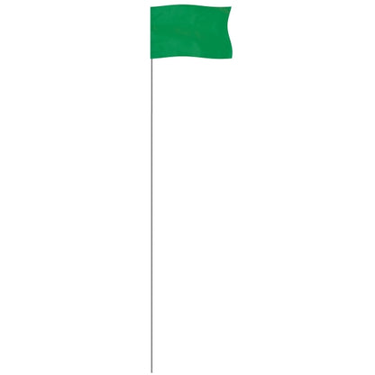 Green 5" x 8" Marker Flag on a 36" Wire