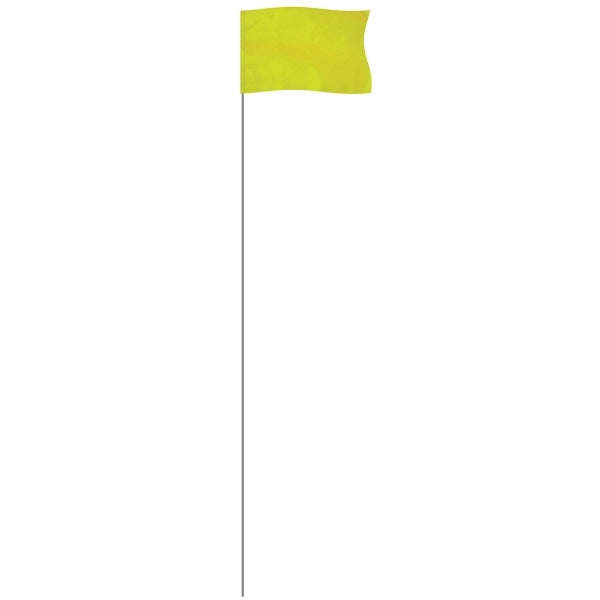 Lime 5" x 8" Marker Flag on a 36" Wire