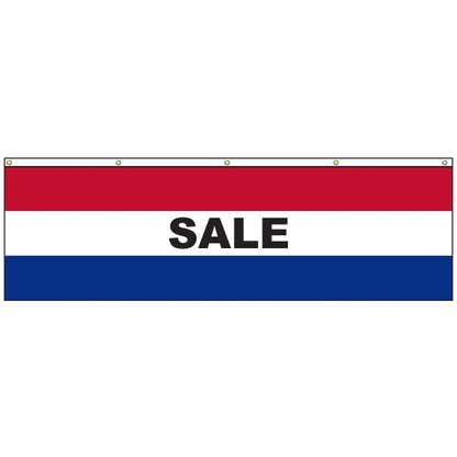 Sale 3' x 10' Message Flag with Heading and Grommets