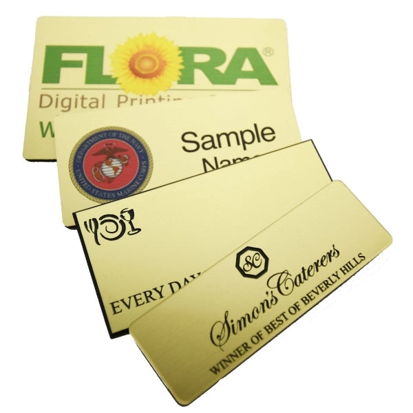 1" x 3" Name Badge Digitally Printed