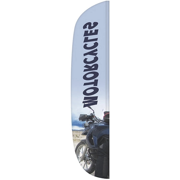 3' x 15' Custom Single Reverse Flutter Flag