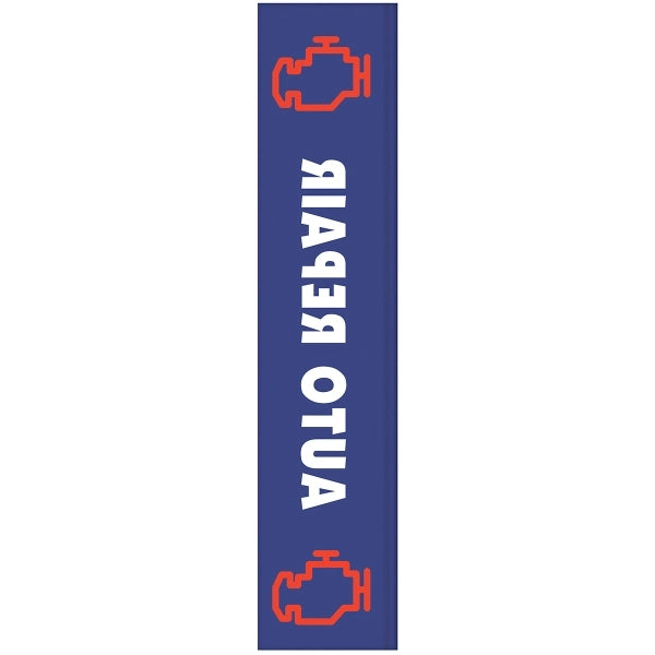 3' x 15' Custom Single Reverse Square Feather Flag