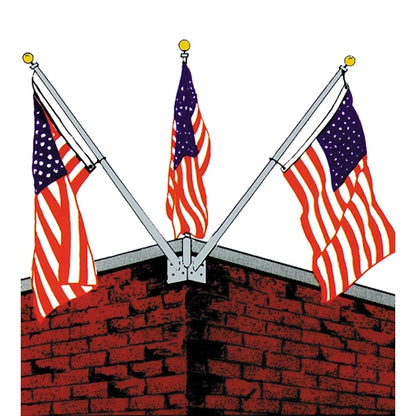 Triple Corner Set w/ Bracket & 9' Pole
