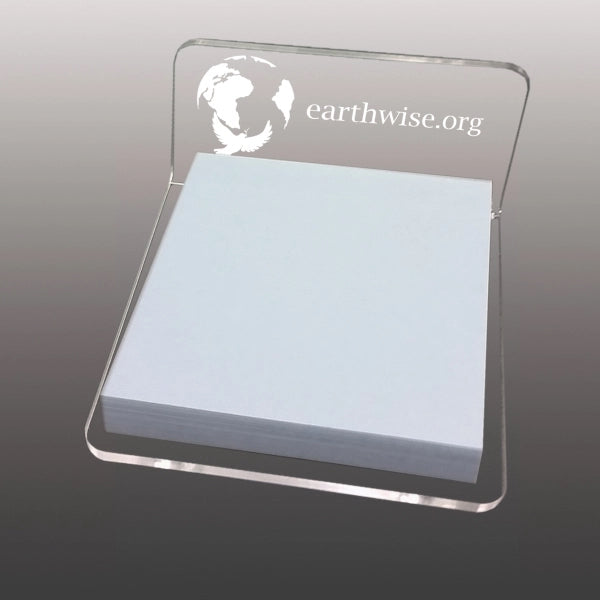 Laser Etched Notepad Holder