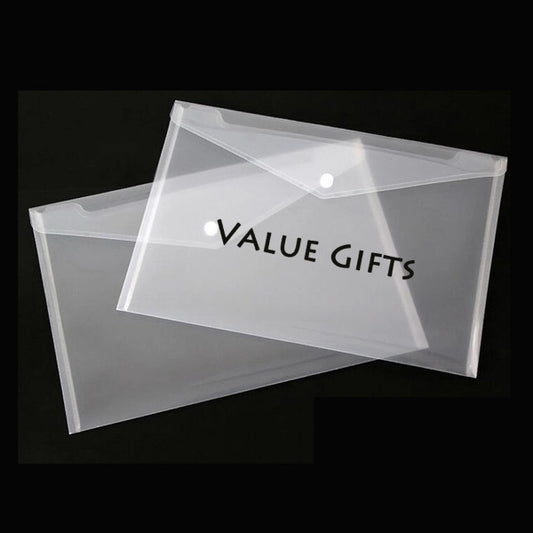 Clear Document Case With Custom Logo