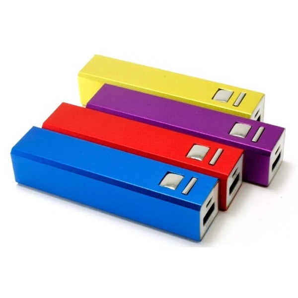 Aluminum power bank 2600 mAH