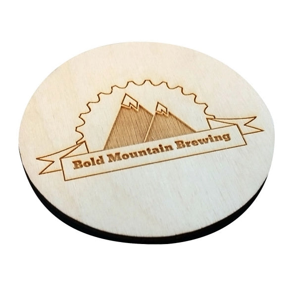 Custom Laser Etched Birch Coasters