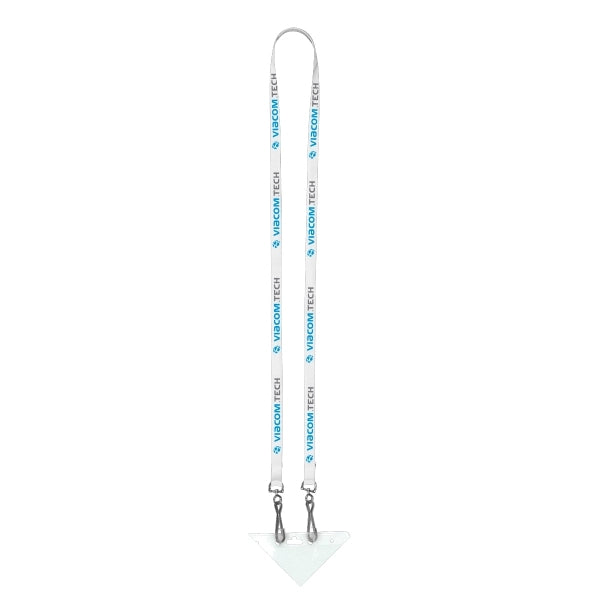 Import Air Ship Dual Attachment Silkscreen Polyester Lanyard
