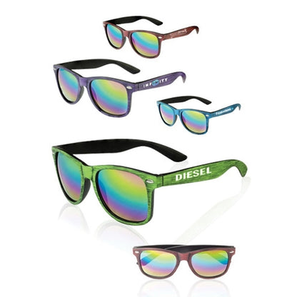 Orion Matte Woodgrain Finish Sunglasses