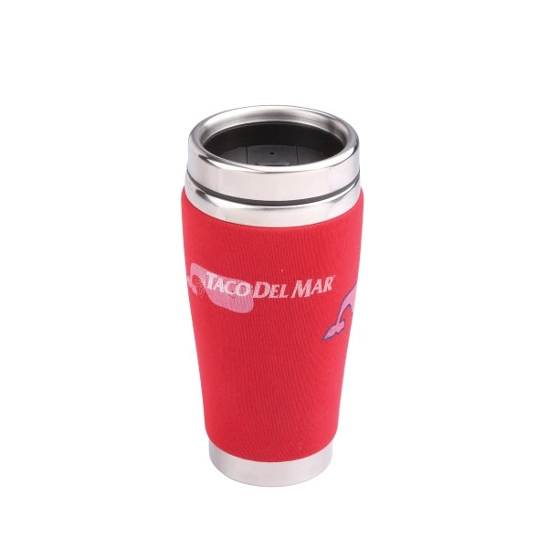 Allure  16 Oz Stainless Steel Tumbler With Neoprene