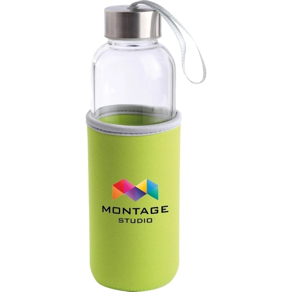Caspian 16 Oz Glass Bottle With Neoprene Sleeve