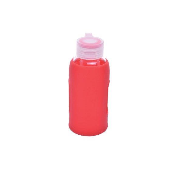Showmany 12 Oz Glass Bottle With Silicone Cover