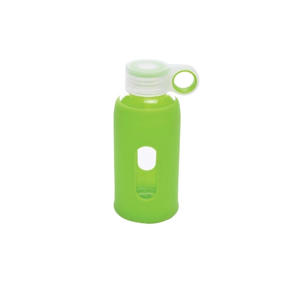 Showmany 12 Oz Glass Bottle With Silicone Cover