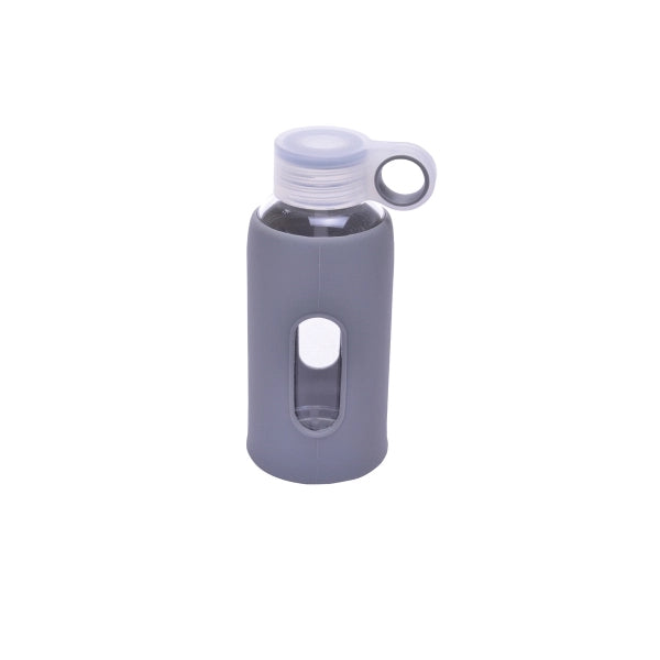 Showmany 12 Oz Glass Bottle With Silicone Cover