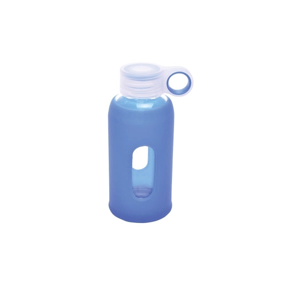 Showmany 12 Oz Glass Bottle With Silicone Cover