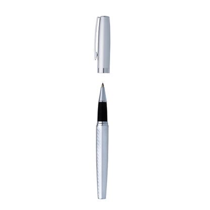 Sleek Brass Cap-Off Rollerball
