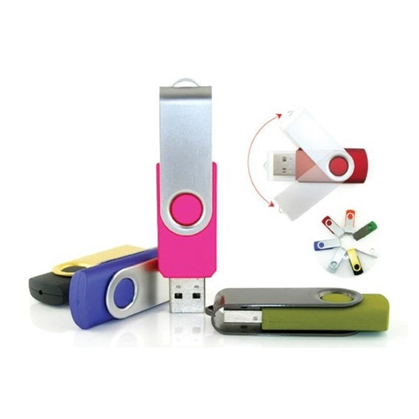 Swivel USB Flash Drive w/ Quick Turnaround