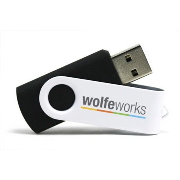 Swivel USB Flash Drive w/ Quick Turnaround
