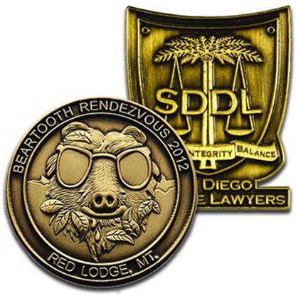 Die Struck Custom Lapel Pins with Magnet Backing