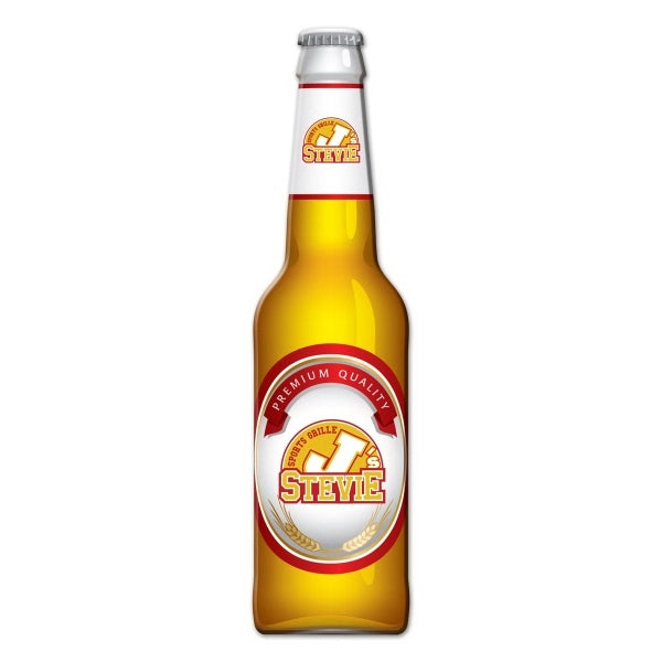 Beer Bottle Shaped Full Color Magnet