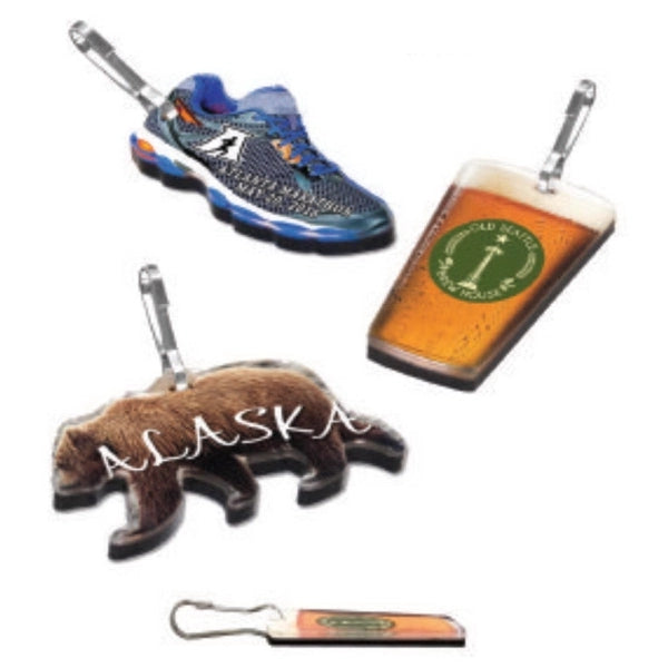 Full Color Acrylic Zipper Pull