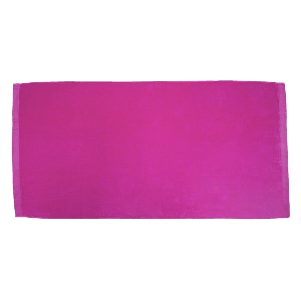 King Size Dobby Hem Velour Beach Towel