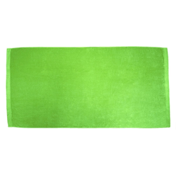 King Size Dobby Hem Velour Beach Towel