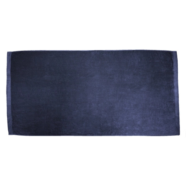 King Size Dobby Hem Velour Beach Towel