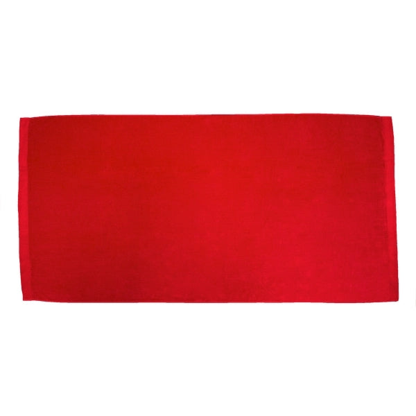 King Size Dobby Hem Velour Beach Towel